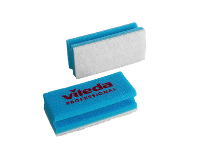 Губка минимальная жесткость, красная, белый абразив, Vileda Professional, 102563, купить, цена, стоимость, оптом